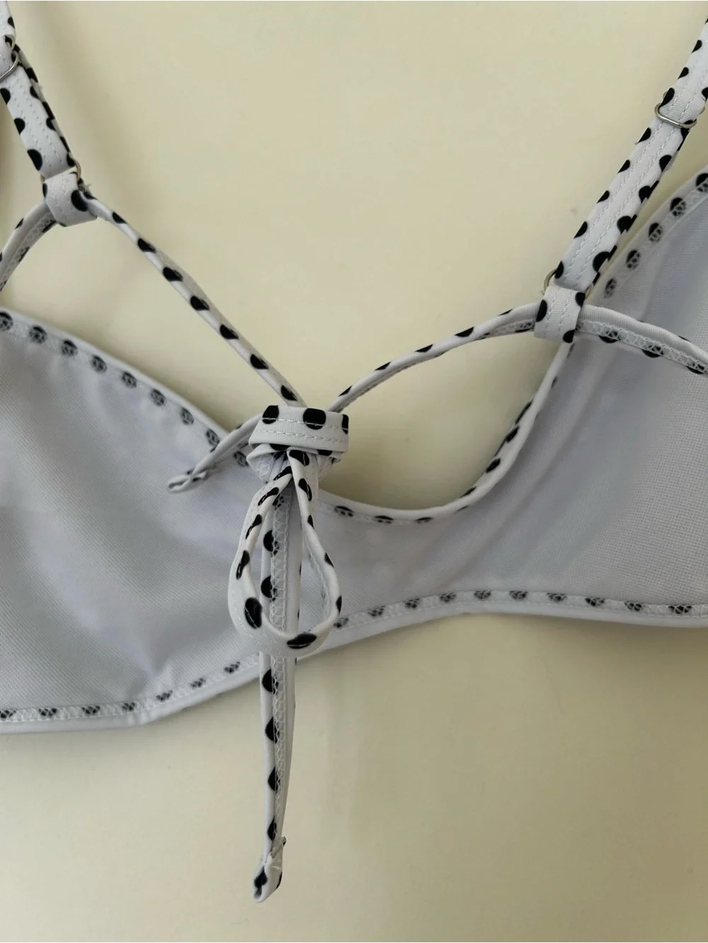 NEVER WORN - Black & White Polka Dot Bikini Set - Picture 7 of 8